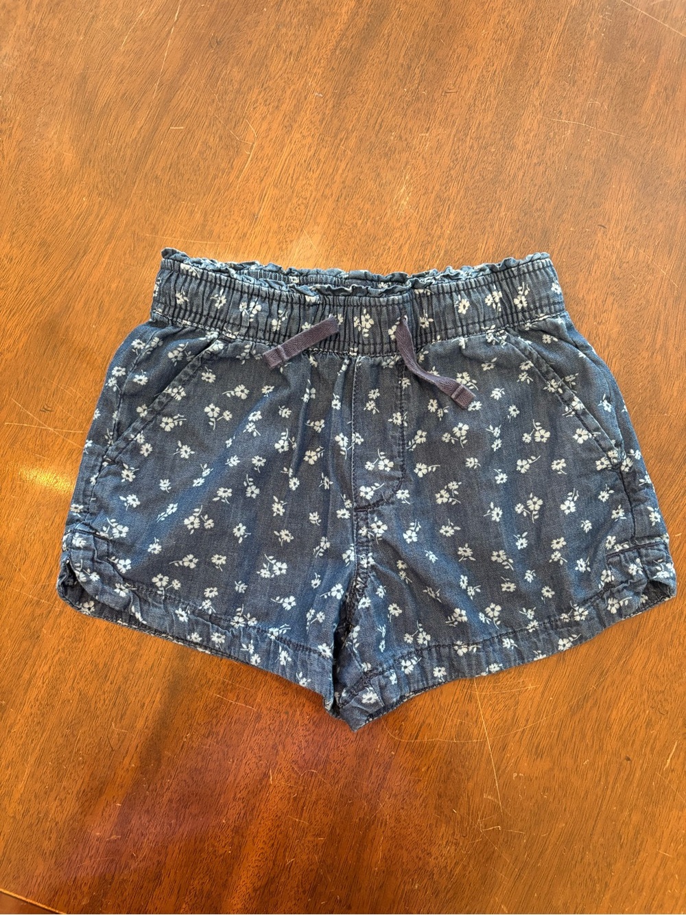 Gap Kids Girls' Floral Print Elastic-Waist Cotton Shorts
